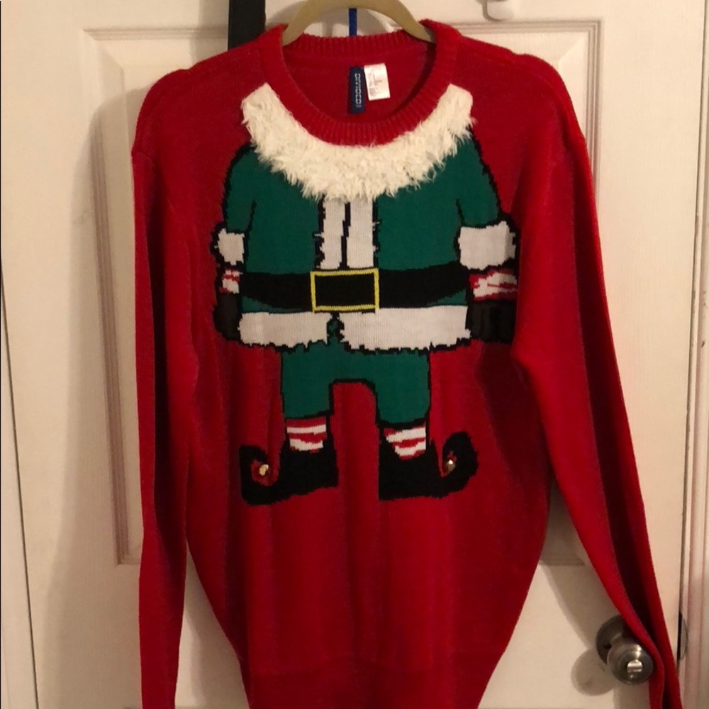 Red sweater men